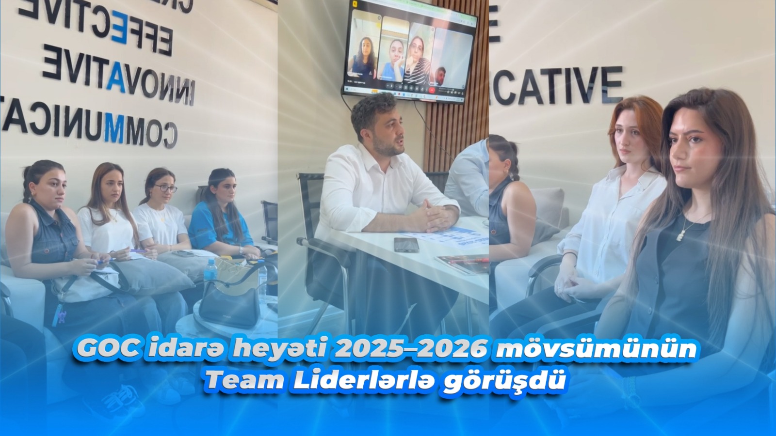 GOC rəhbərliyi seçilmiş team Leader və bina rəhbərləri ilə görüş keçirdi